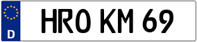 Truck License Plate